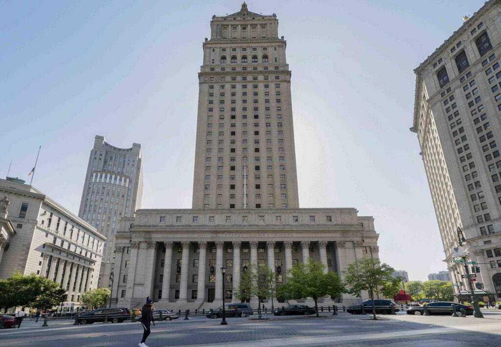 The Thurgood Marshall U.S. Courthouse in Manhattan. Photo: Mark Lennihan/AP