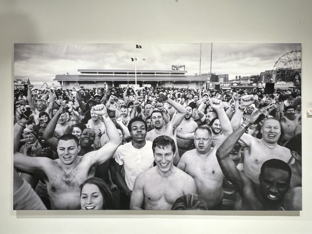 Robert and Robbie Bailey’s “New Year’s Day Polar Bear Plunge.” Photo by Wayne Daren Schneiderman