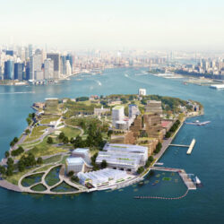 The vision for Governor's Island as the world's foremost climate study center. Rendering courtesy of The Trust for Governors Island