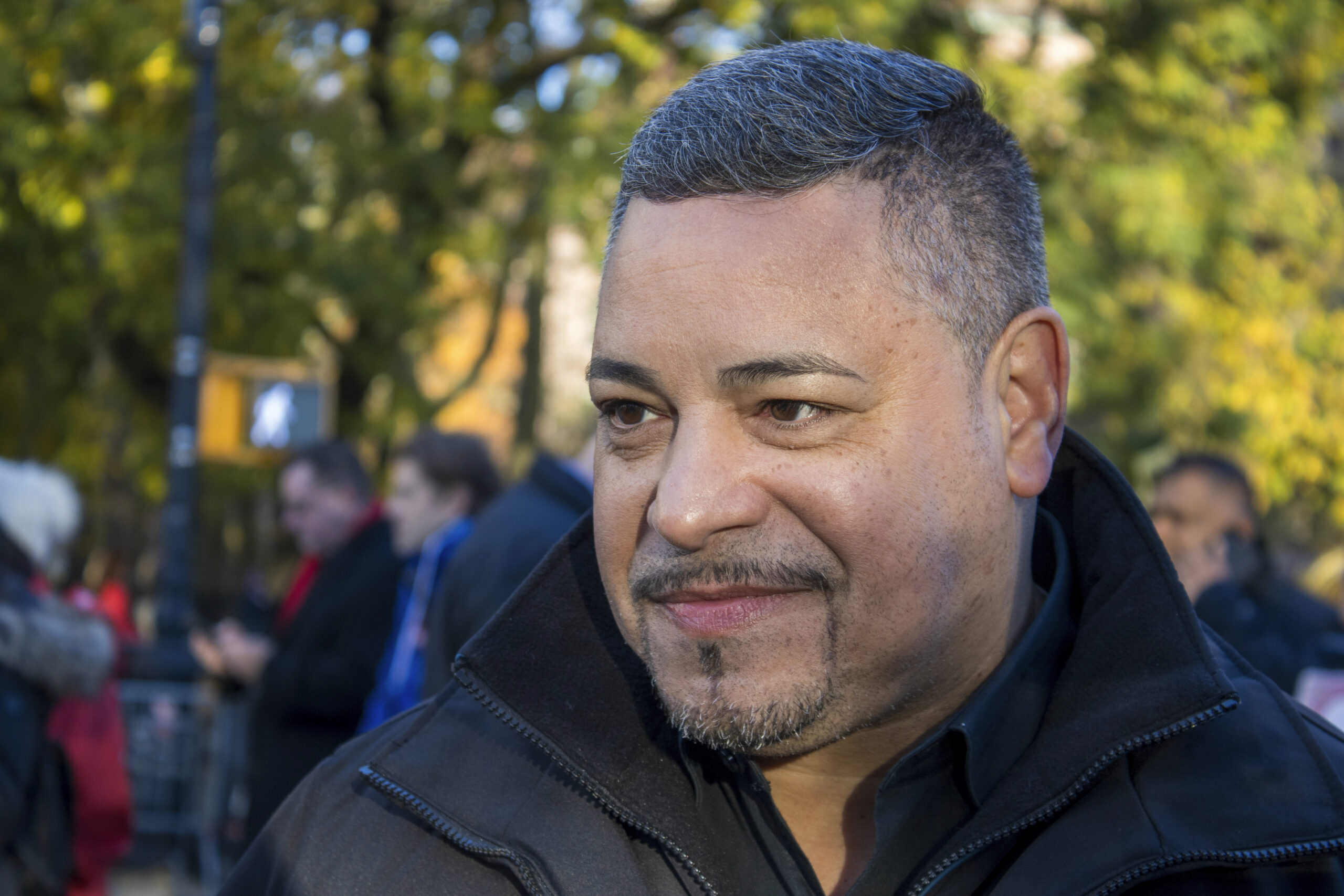 New York City Police Commissioner Edward A. Caban is seen at the Macy's Thanksgiving Day Parade in New York on Thursday, November 23, 2023. AP Photo/Ted Shaffrey