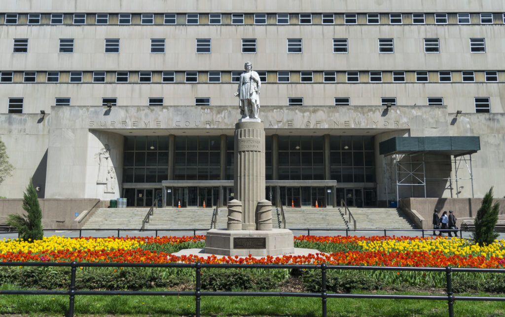 The Supreme Court, Civil Term at 360 Adams St. in Downtown Brooklyn, where the New York State Court System is launching the new “Explorers” community service program for teens, offering students a chance to develop leadership skills and learn about the judicial system. Eagle file photo by Rob Abruzzese