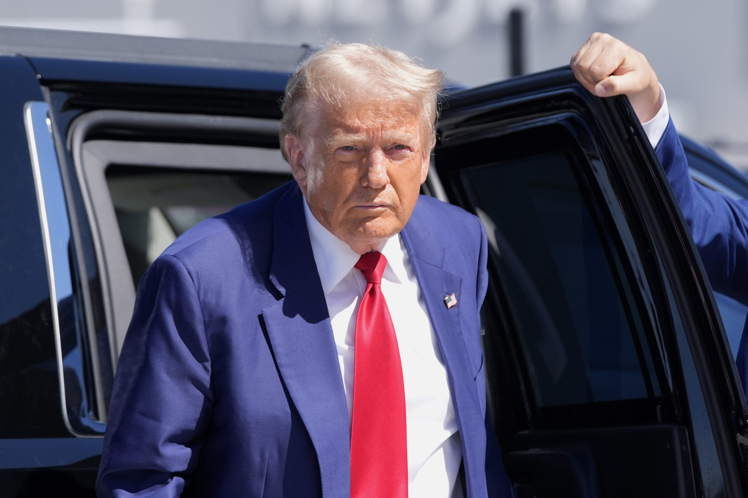 Former President Donald Trump, impeached twice, convicted on 34 felony charges, and found liable for sexual abuse, denies association with the Heritage Foundation's Project 2025, distancing himself from the conservative blueprint as political debate intensifies. Photo: Alex Brandon/AP