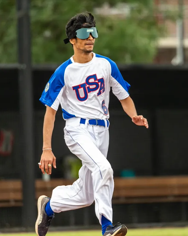 Don Landolphi, a baseball player and coach with more than 60 years’ experience, is now coaching a team of blind athletes and otherwise visually-impaired athletes. Photo courtesy of Andy Furman