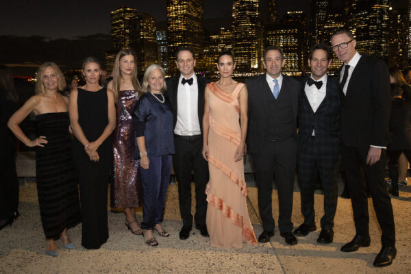 Julie Yaeger, Alexi Ashe, Sylvana Durrett, Kimberlee Landau, Matthew Rhys, Jennifer Connelly, Eric Landau, Paul Rudd and Paul Bettany. Photo by Alexa Hoyer