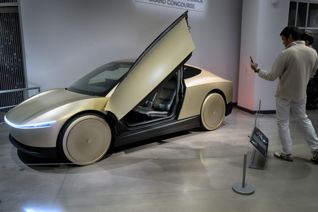 A Tesla vehicle produced by the leading U.S. electric vehicle company whose trade secrets were likely at the center of a recent criminal case. Photo: Richard Vogel/AP