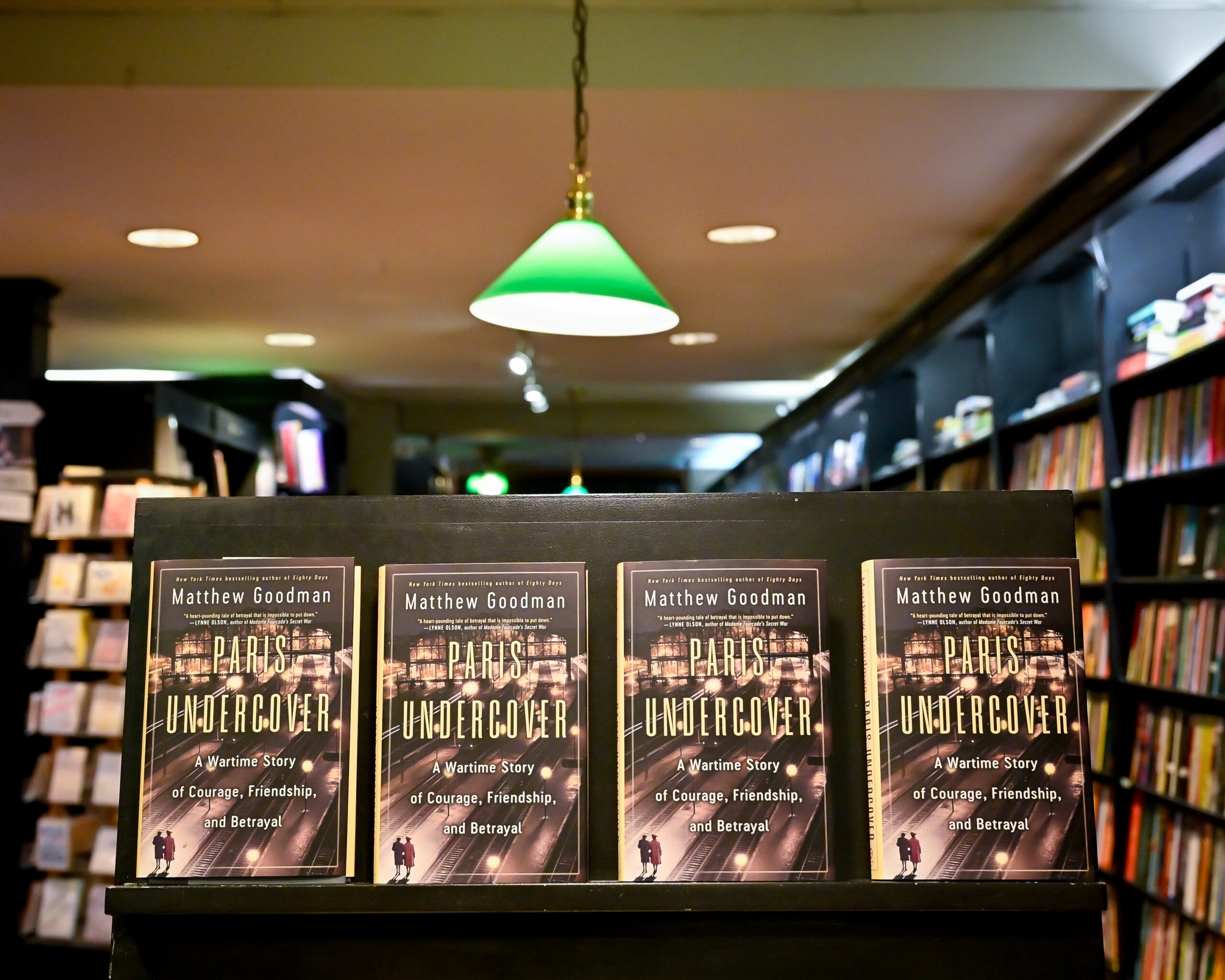 Bestselling author Matthew Goodman's latest book, "Paris Undercover," is available at the Community Bookstore in Park Slope. Photo by Gabriele Holtermann