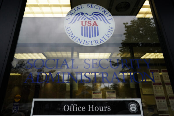 US Social Security Administration office is seen in Mount Prospect, Ill., Wednesday, Oct. 12, 2022. AP Photo/Nam Y. Huh