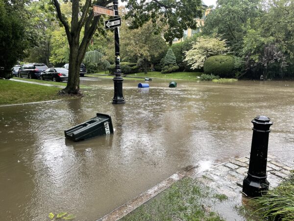 Flash flooding from four to seven inches of rain on Sept. 29, 2023, when a state of emergency was declared. Photo by Wil540 art via Wikimedia