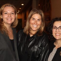 From left: Britt Burner, Esq.; Ellyn Kravitz, Esq.; and Hon. Lara Genovesi. Brooklyn Eagle photo by Mario Belluomo