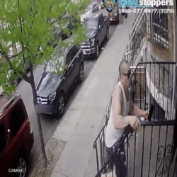 Surveillance image of the suspect. Photo courtesy of NYPD