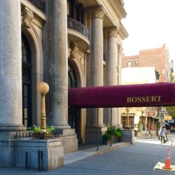 The Hotel Bossert entrance, as photographed in October 2019. Photo: Lore Croghan/Brooklyn Eagle