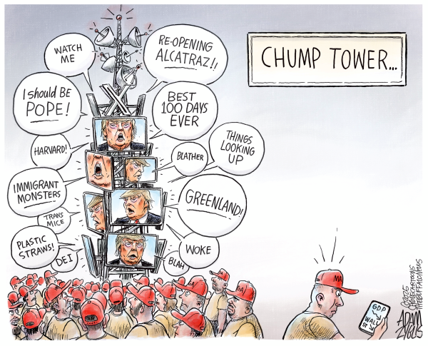 Trump and the Art of Distraction by Adam Zyglis