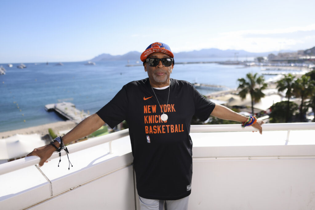 Director Spike Lee poses for a portrait photograph for the film 'Highest 2 Lowest' at the 78th international film festival, Cannes, southern France, Tuesday, May 20, 2025.