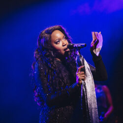 Whitney White performs in Macbeth In Stride, at BAM. Photo courtesy of Marc J. Franklin