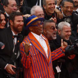 Director Spike Lee poses for photographers upon arrival at the premiere of the film 'Highest 2 Lowest' at the 78th international film festival, Cannes, southern France, Monday, May 19, 2025.