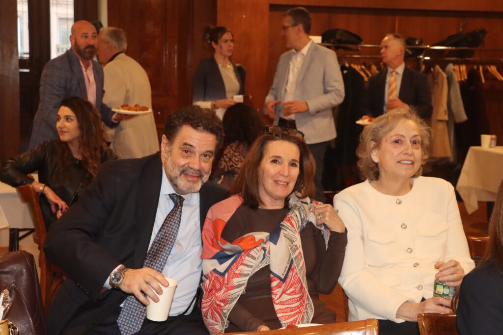 From left: Steve Brounstein, Esq.; Hon. Anne Swern; and Hon. Miriam Cyrulnik. Brooklyn Eagle photo by Mario Belluomo