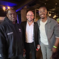 From left: Albert Hinds, Esq.; Adam Kalish, Esq.; and Jean-Luc LeGrand, Esq. Brooklyn Eagle photo by Wayne Daren Schneiderman