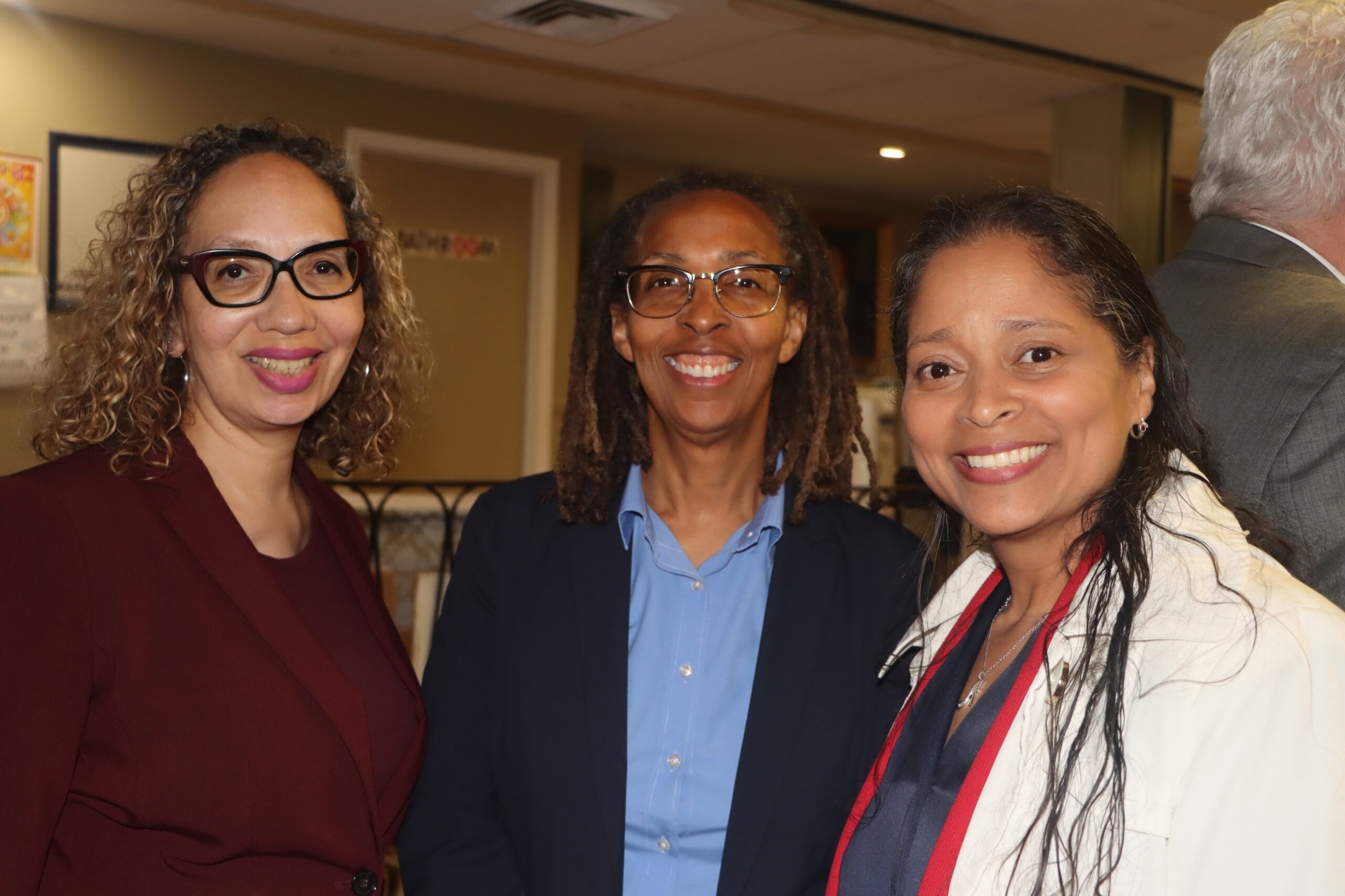 From left: Hon. Juliet Howard, Hon. Norma Jean Jennings and Arlene Alvarado-McCalla. Photo by Mario Belluomo