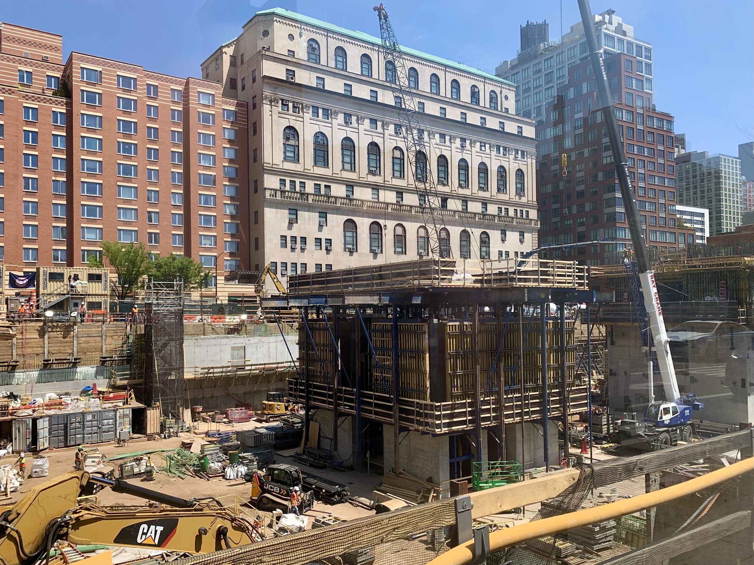 An 18-story jail is under construction at 275 Atlantic Avenue, the site of the former Brooklyn Detention Center. Photo: Mary Frost, Brooklyn Eagle
