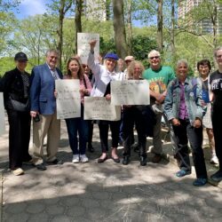 Attorneys rallied to support the Rule of Law and the independent judiciary in Downtown Brooklyn on Thursday. Photo: Mary Frost, Brooklyn Eagle