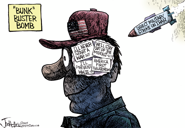 Attack Iran by Joe Heller