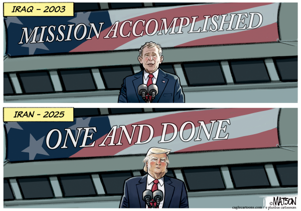 Iraq Missioned Accomplished Iran One and Done by R.j. Matson