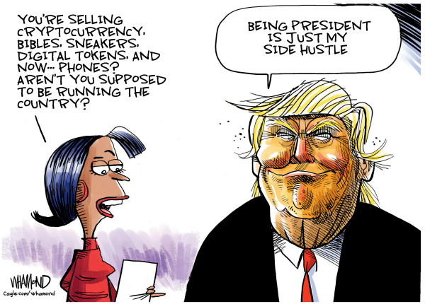 Trump Mobile phone launch by Dave Whamond