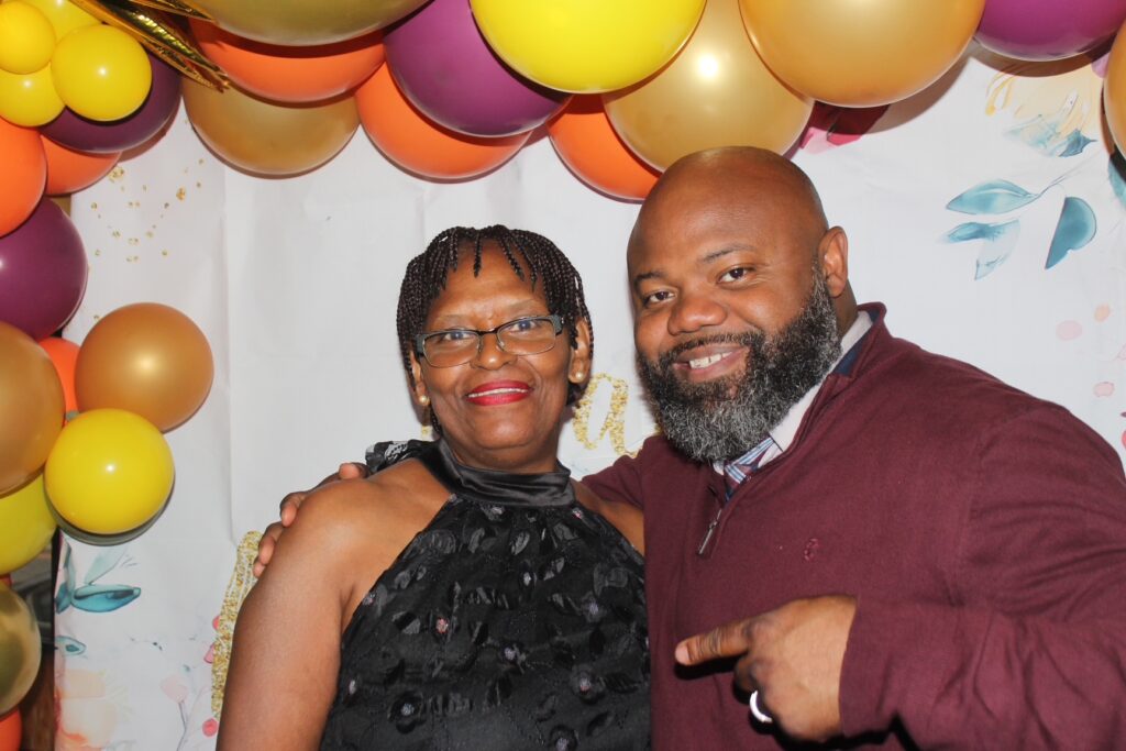 Marilyn Sanders alongside Terrell Lane. Brooklyn Eagle photo by Mario Belluomo