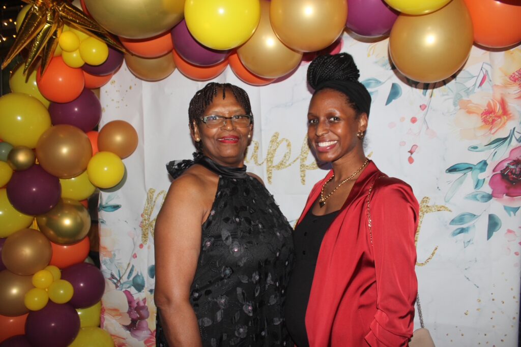 Marilyn Sanders, left, alongside ShaTequa Blockett-Robinson. Brooklyn Eagle photo by Mario Belluomo