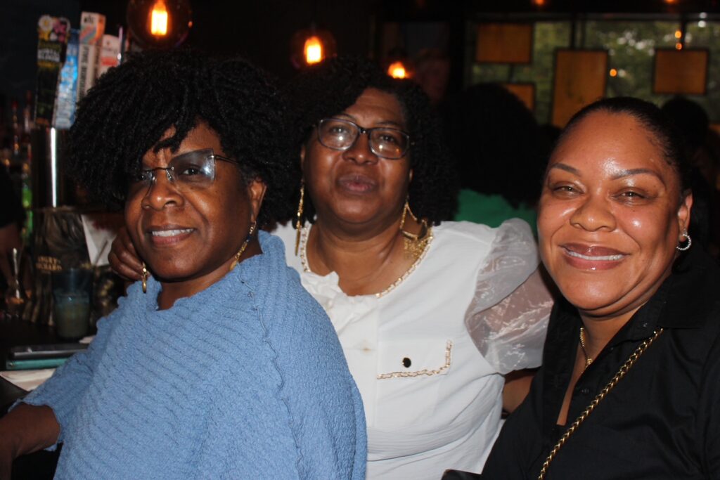 From left: Hon. Robin Sheares, Sharmain Johnson and Charise Lewisk. Brooklyn Eagle photo by Mario Belluomo