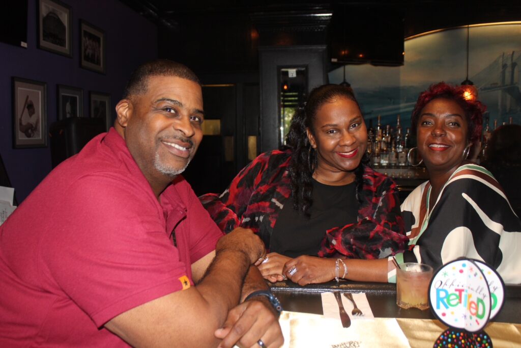 Left to right: David McClain, Nicole Smith and Jackie Edwards. Brooklyn Eagle photo by Mario Belluomo