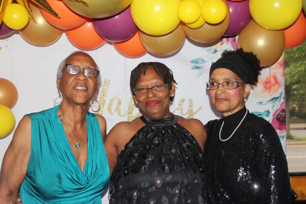 From left: Camille Watts, Marilyn Sanders and Juanita Still. Brooklyn Eagle photo by Mario Belluomo