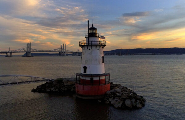 The Sleepy Hollow Lighthouse at Kingsland Point Park sits on the Hudson River at sunset, July 26, 2017, in Sleepy Hollow, N.Y. AP Photo/Julie Jacobson, File