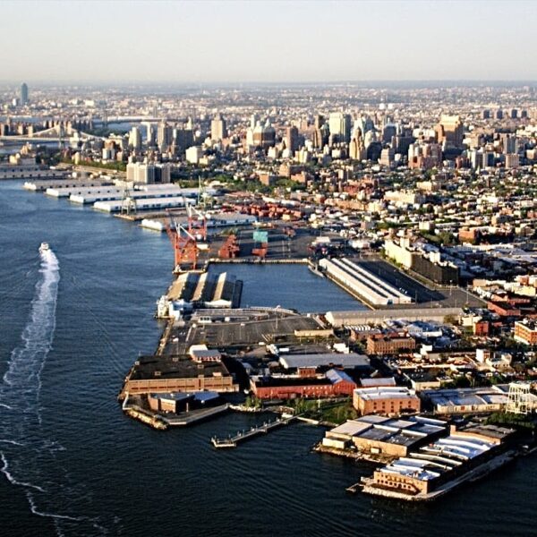 The 122-acre Brooklyn Marine Terminal Project area. Photo: NYCEDC