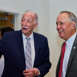 From left: City Tech President Russell K. Hotzler and CUNY Chancellor Félix V. Matos Rodríguez. Photo courtesy of CUNY