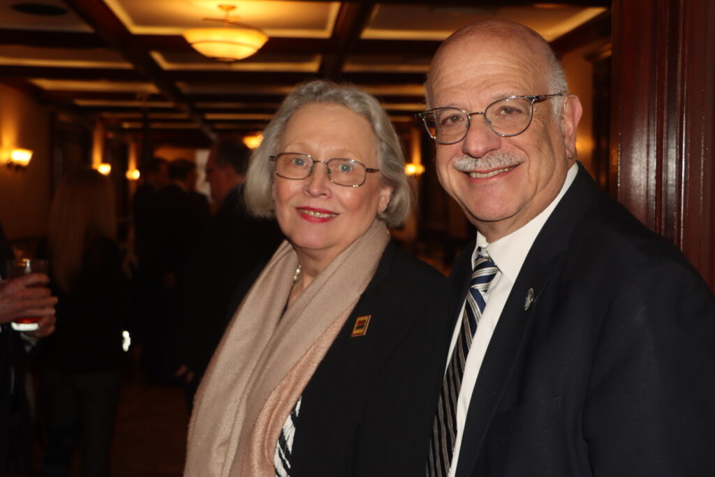 Hon. Nancy Sunshine alongside Hon. Jeffrey Sunshine. Brooklyn Eagle Photo by Mario Belluomo