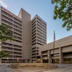 Main offices for the United States District Court for the Northern District of New York in Syracuse. Photo: Kenneth C. Zirkel/Wikimedia Foundation