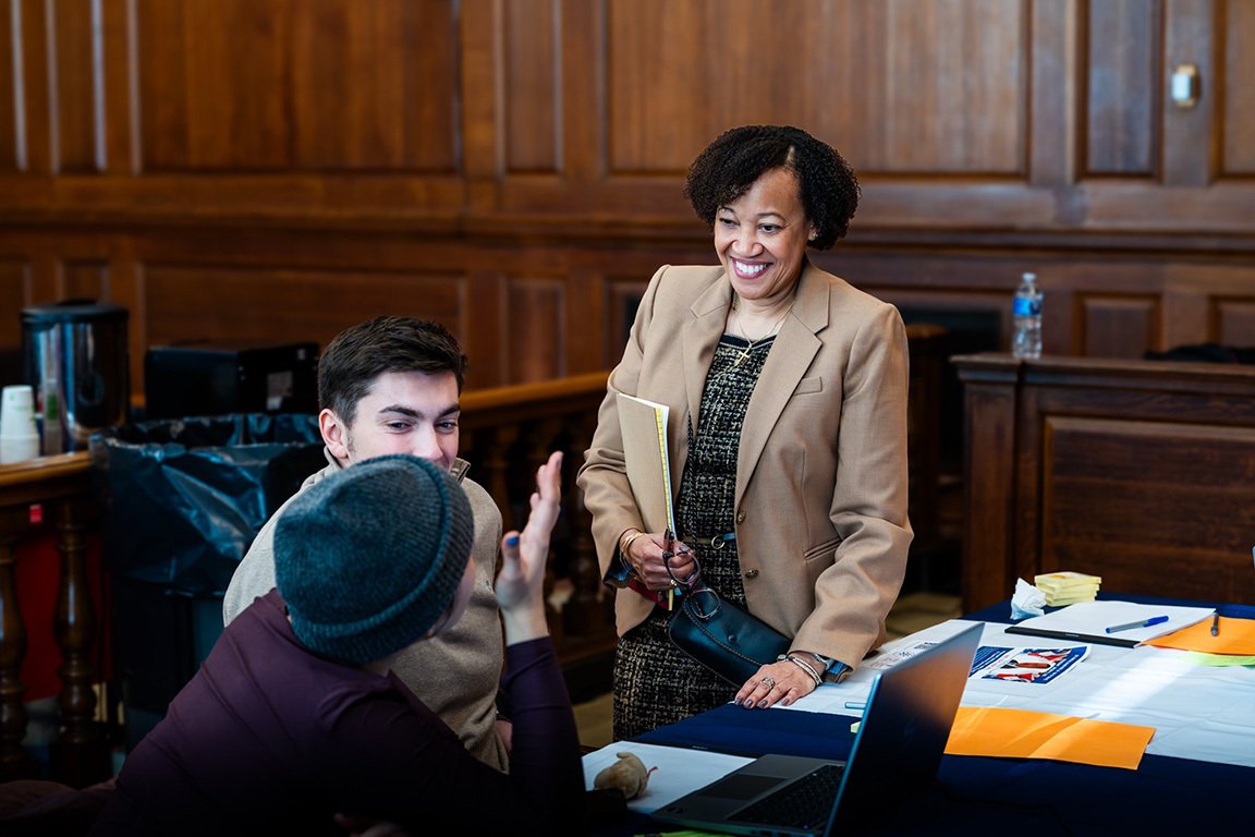 Zenith Taylor is the state court system’s first-ever statewide Civic Engagement Coordinator. Photo via UCS
