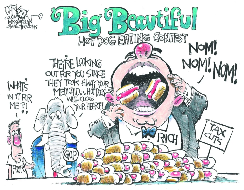 Tax Cut Eat Contest by John Darkow