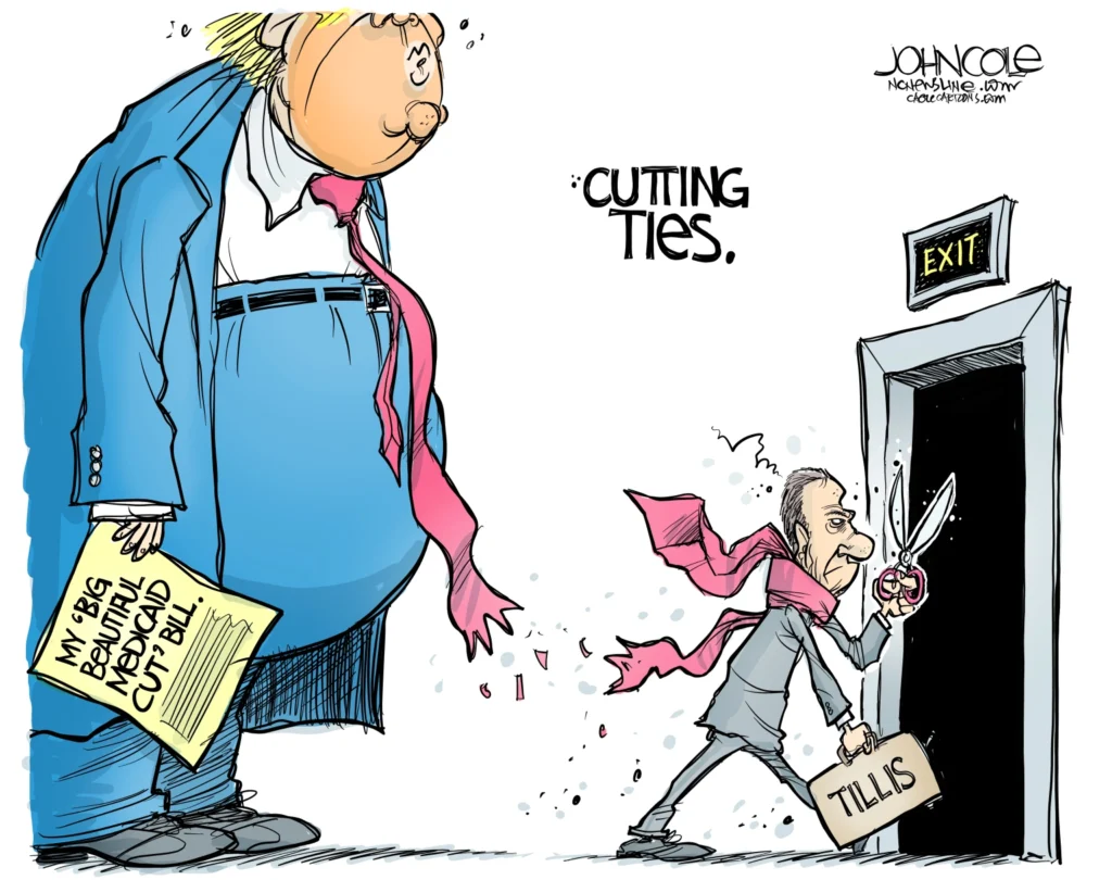 NC Tillis Cuts Ties with Trump and Retires by John Cole