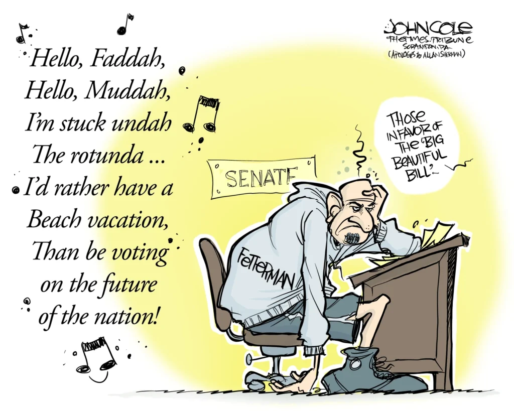 Fetterman's Not Feeling It Anymore by John Cole