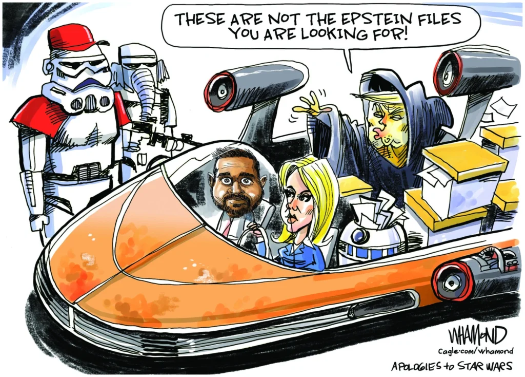 The Epstein Files Cover up by Dave Whamond