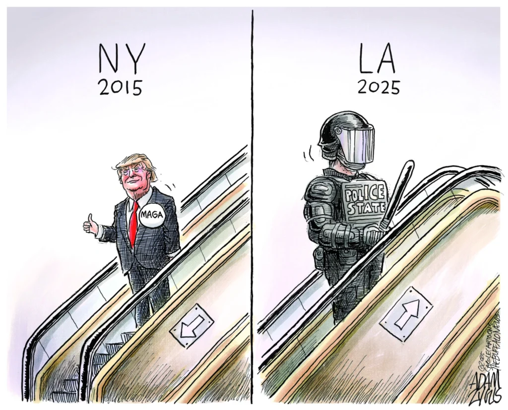ICE Escalation by Adam Zyglis