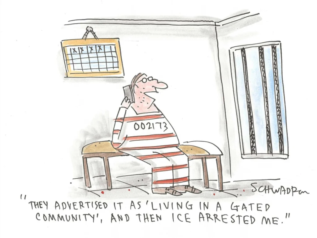 Gated Community by Harley Schwadron