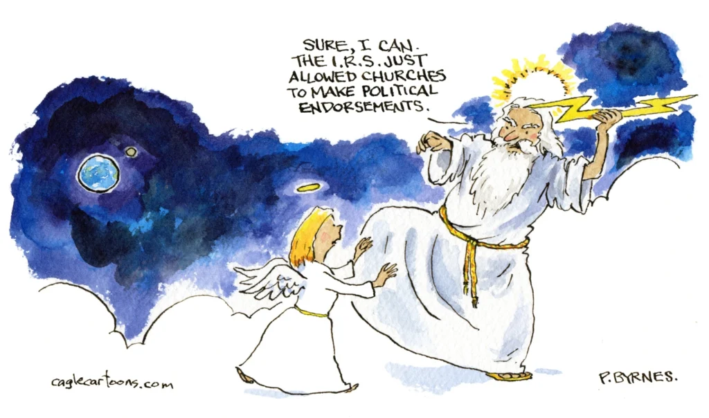 IRS Allows Churches to Engage in Politics by Pat Byrnes