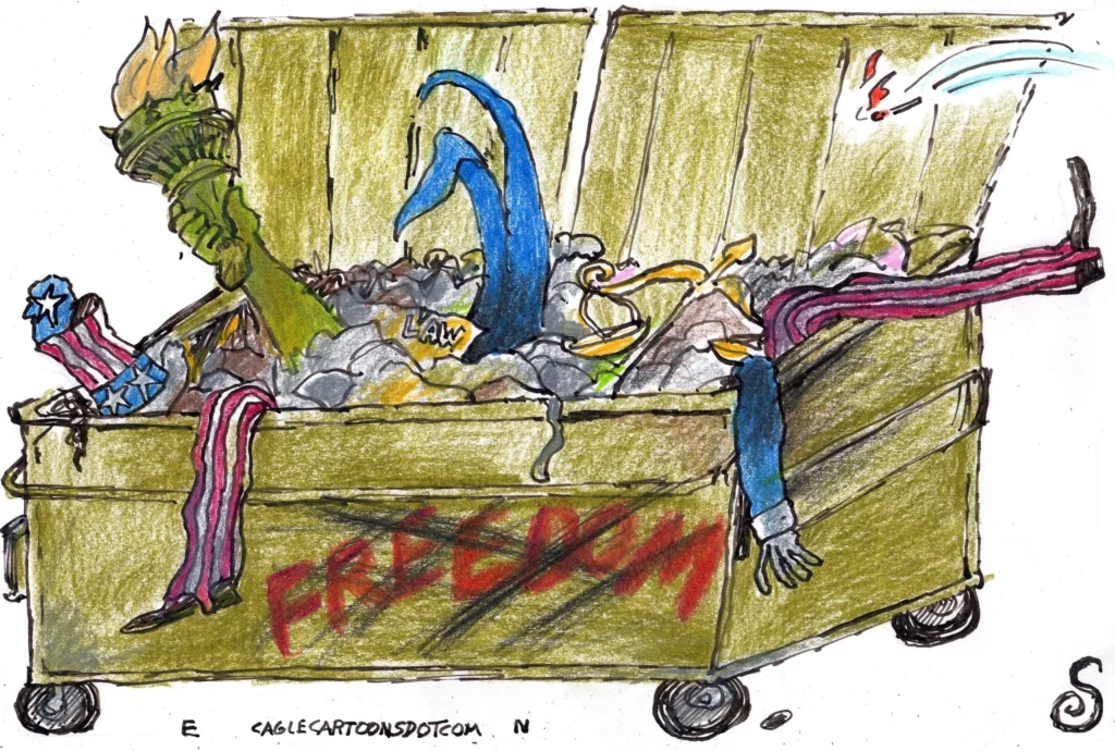 America in a Dumpster by Randall Enos