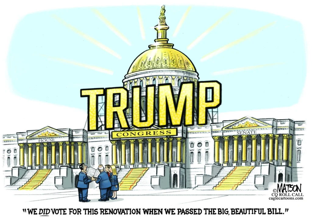 Trump Renovates U.S. Capitol Building by R.j. Matson
