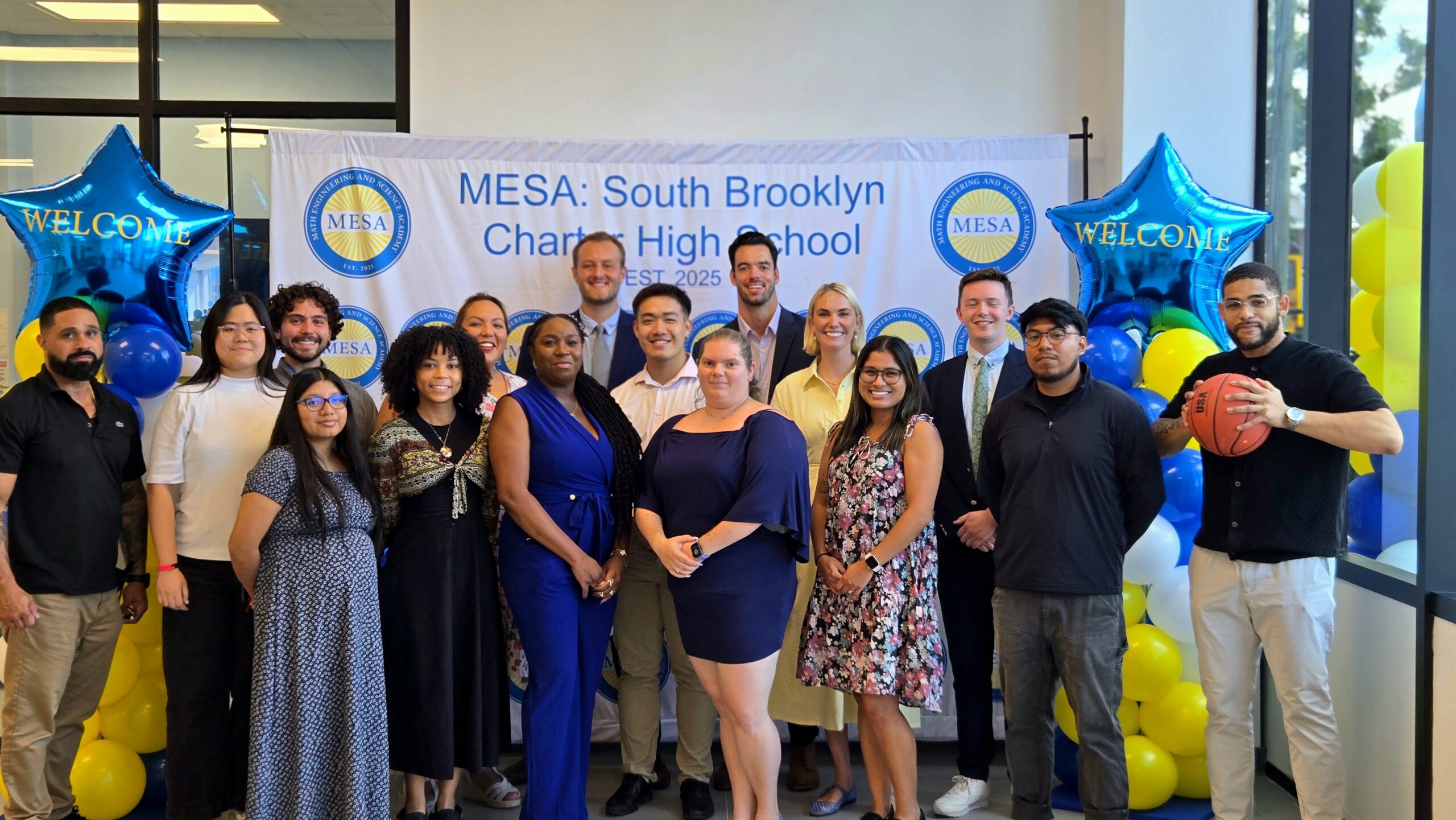 A grand opening celebration was held for Math, Engineering and Science Academy (MESA) Charter High School South Brooklyn. Photo courtesy of MESA