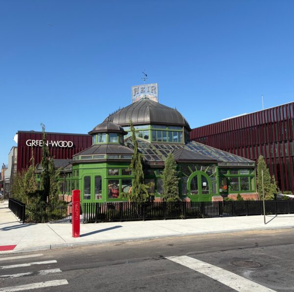Green-House at Green-Wood is taking shape. Photo courtesy of Green-Wood Cemetery Facebook