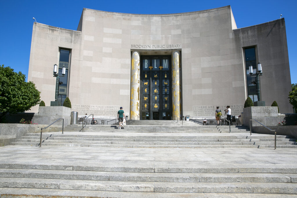 The Central Library branch of the Brooklyn Public Library system. Photo: Ted Shaffrey/AP